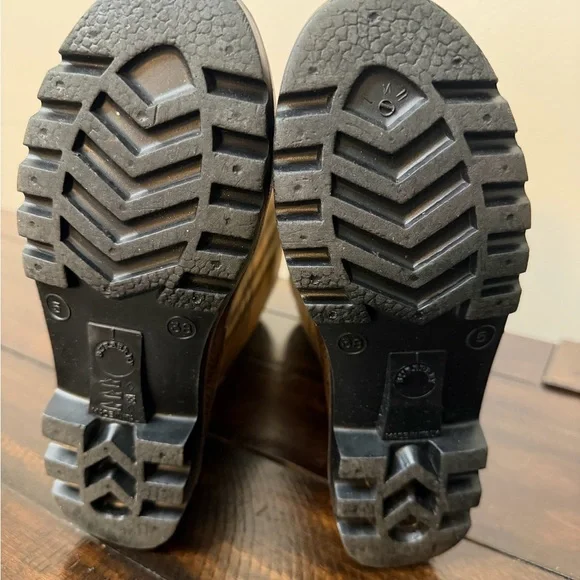 BURBERRY Rain Boots Tall Classic Check Haymarket Women's EUR 38 - Picture 9 of 10